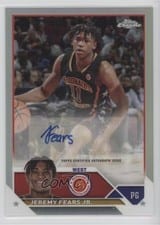 2023 Topps Chrome McDonald's All American Chrome Autographs Jeremy Fears Jr. #CA-JF card