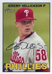 2016 Topps Heritage Base Set Jeremy Hellickson #4 card