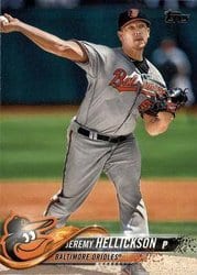2018 Topps Base Set Jeremy Hellickson #619 card