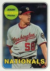2018 Topps Heritage Base Set Jeremy Hellickson #667 card