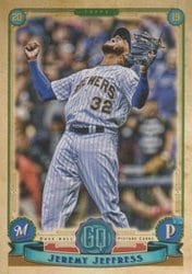 2019 Topps Gypsy Queen Base Set Jeremy Jeffress #194 card