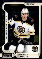 2018-19 O-Pee-Chee Platinum Base Set Jeremy Lauzon #174 card