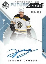 2018-19 SP Authentic Base Set Jeremy Lauzon #212 card