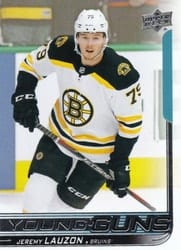 2018-19 Upper Deck Base Set Jeremy Lauzon #456 card