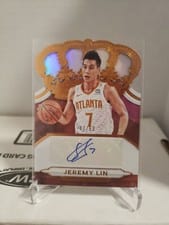 2018 Panini Crown Royale Crown Autographs Jeremy Lin #CA-JLN card