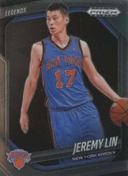 2024-25 Panini Prizm Black Base Set Jeremy Lin #295 card