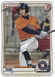 2020 Bowman Prospects Jeremy Pena #BP-61 card