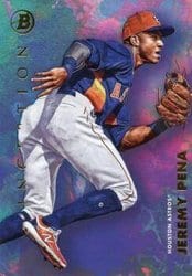 2021 Bowman Inception Base Set Jeremy Pena #90 card