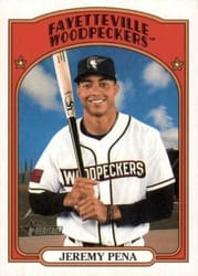 2021 Topps Heritage Minor League Base Set Jeremy Pena #119 card