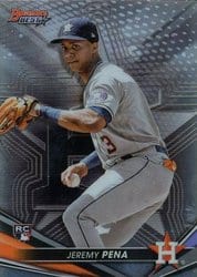 2022 Bowman's Best Base Set Jeremy Pena #26 card