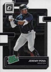 2022 Donruss Optic Rated Prospects Jeremy Pena #RP-23 card