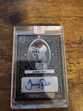 2022 Panini Chronicles Obsidian Autographs Jeremy Pena #OA-JP card
