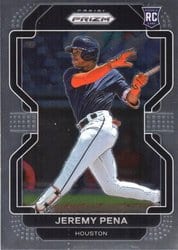 2022 Panini Prizm Base Set Jeremy Pena #17 card