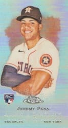 2022 Topps Allen & Ginter Chrome Mini Rookie Design Variations Jeremy Pena #RDV-12 card