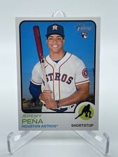 2022 Topps Heritage Mini Jeremy Peña #629 card