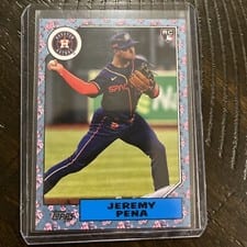 2022 Topps Japan Edition 1987 Topps Cherry Tree Jeremy Pena #87B-30 card