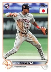 2022 Topps Japan Edition Base Set Jeremy Pena #8 card