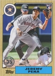 2022 Topps Update 1987 Topps Jeremy Pena #87TBU-23 card