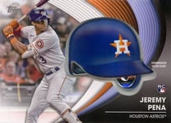 2022 Topps Update Commemorative Batting Helmets Jeremy Pena #BH-JPE card