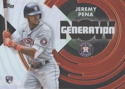 2022 Topps Update Generation Now Jeremy Pena #GN-69 card