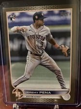 2022 Topps Update Jeremy Pena Gold #US253 card