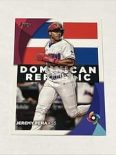 2023 Topps 2023 World Baseball Classic Stars Autographs Jeremy Pena #WBC-55 card