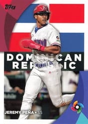 2023 Topps 2023 World Baseball Classic Stars Jeremy Peña #WBC-55 card