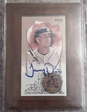 2023 Topps Allen & Ginter Framed Mini Autographs Jeremy Peña #MA-JP card