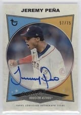 2023 Topps Brooklyn Collection Autographs Jeremy Peña #AC-JPE card