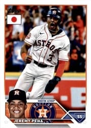 2023 Topps Japan Edition Base Set Jeremy Peña #86 card