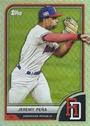 2023 Topps World Baseball Classic Base Set Jeremy Peña #58 card