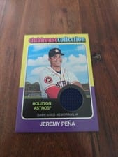 2024 Topps Heritage Clubhouse Collection Relic Jeremy Peña #CCR-RJPE card