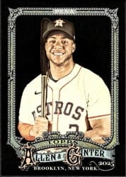 2025 Topps Allen & Ginter X Base Set Jeremy Pena #50 card