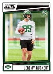 2022 Score Base Set Jeremy Ruckert #373 card