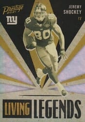 2021 Panini Prestige Living Legends Jeremy Shockey #LL-21 card