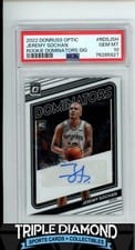 2022-23 Donruss Optic Rookie Dominators Signatures Jeremy Sochan #RDS-JSH card