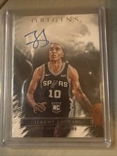 2022-23 Panini Origins Rookie Autographs Jeremy Sochan #RA-JSH card