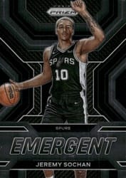 2022-23 Panini Prizm Emergent Jeremy Sochan #7 card