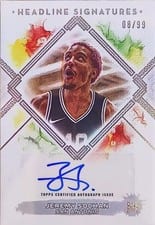 2023-24 Topps Motif Headline Signatures Jeremy Sochan #HS-JS card