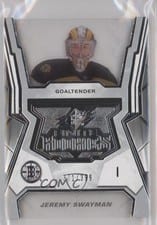 2021-22 SPx Finite Rookies Jeremy Swayman #F-5 card