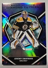 2021-22 Upper Deck Black Diamond Diamond Cutters Jeremy Swayman #DC-JS card