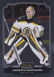 2022-23 O-Pee-Chee Platinum Base Set Jeremy Swayman #160 card