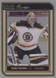 2022-23 O-Pee-Chee Platinum O-Pee-Chee Premier Variants Jeremy Swayman #OP35 card