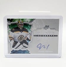 2022-23 SPx Superscripts Jeremy Swayman #SS-JS card