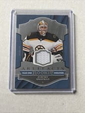 2022-23 Upper Deck Artifacts Year One Rookie Sweaters Jeremy Swayman #RS-JS card