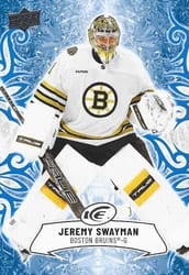 2024-25 Upper Deck Ice Base Set Jeremy Swayman #74 card