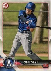 2018 Bowman Draft Base Set Jeren Kendall #BD-116 card