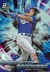 2018 Bowman Platinum Prismatic Prodigies Jeren Kendall #PPP-22 card