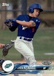 2018 Topps Pro Debut Base Set Jeren Kendall #115 card