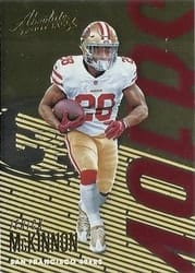 2018 Panini Absolute Base Set Jerick McKinnon #87 card